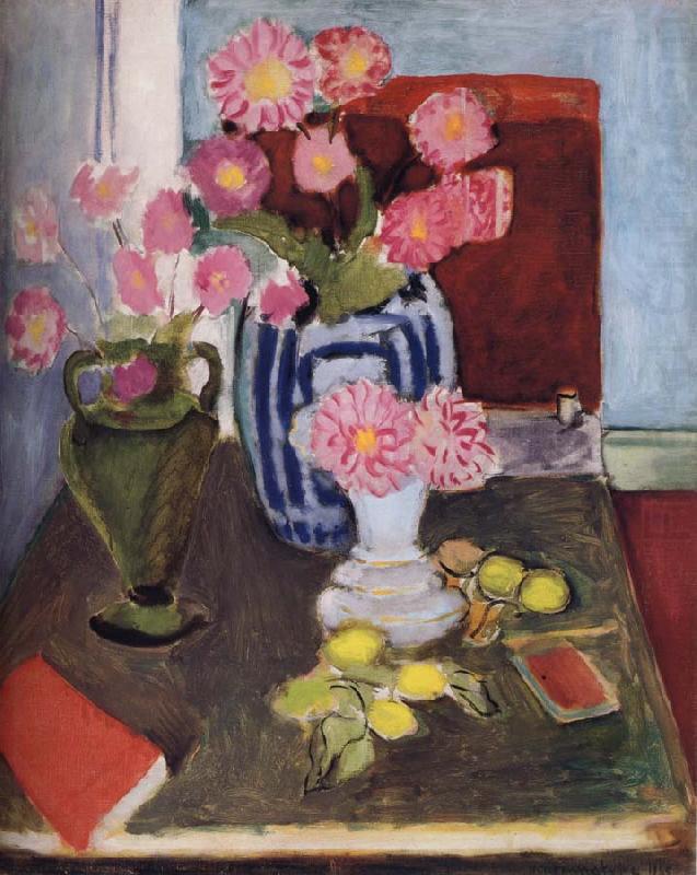 Nature Morte aux trois vases, Henri Matisse
